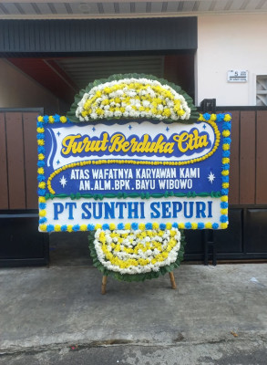Papan Bunga Duka di Torgamba