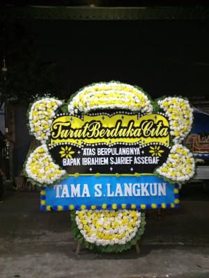 Papan Bunga Duka di Torgamba
